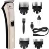 himaly Tagliacapelli Elettrico Professionale, Trimmer 0mm, USB Ricaricabile Rasoio Elettrico Basso Rumore Senza Filo, Portatile Elettrico Barba Macchinetta per Capelli