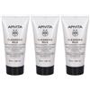 Apivita Latte detergente 3in1: Detergente, Struccante, Tonico - Viso e Occhi 3x50 ml viso