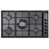 Delonghi De'Longhi FLN 59 DD piano cottura Nero Da incasso 86 cm Gas 5 Fornello(i)