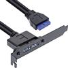 INLINE 33390C BRACKET CON DOS SALIDAS USB 3.0