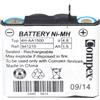 Batteria di ricambio compex 4 elementi