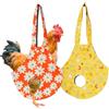 Ameble Portapollo 2PCS Stampa carina Imbracatura per pollo con manico e fori Borsa a mano impermeabile per cattura galline Galline Anatre Oche Trasportino, Borsa, Imbracatura, Su