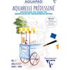 Clairefontaine Blocco per acquerello Clairefontaine 976071C, pre-progettato, formato A5 (14,8 x 21 cm), 300 g/m² - 15 fogli di carta per acquerello bianca a grana fine - Tema Dolciumi