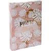 Exacompta - Cod. 62223E - Album foto con tasche PASTEL TROPIC - 300 foto 10x15cm - 100 pagine - Formato 22,5x32,5cm - album stampato con marchio rosa sulla copertina