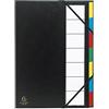 Exacompta 55321E Classificatori a Soffietto, Interno, 24x32.5 cm, Nero