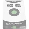 Exacompta 13248E Cartoncini Bristol, 14x21 cm, Verde