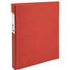 Exacompta - 51985E - 1 Raccoglitore Foderato in Cartoncino Bicolore Riciclato Forever - 4 Anelli Tondi 30 mm - Dorso 40 mm - F.to Esterno 26x32 cm per A4 - Colore Rosso