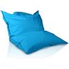 Bepouf - Pouf a Sacco, Cuscino Morbido in Poliestere con Imbottitura in Palline di Polistirolo, Poltrona a Sacco Adatta per Camera, Salotto e Esterni - Dimensione Grande 180x140, Colore Azzurro