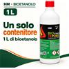 HM Bioetanolo Liquido 96° per Biocamini e Stufe, Origine Vegetale