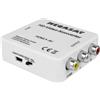 Megasat Convertitore video HD - HDMI ad AV/RCA/Cinch | Conversione semplice da segnali digitali ad analogici, basso consumo energetico