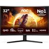 AOC G4 CQ32G4VE Monitor PC 80 cm (31.5") 2560 x 1440 Pixel Quad HD LCD Nero, Grigio [CQ32G4VE]