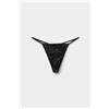 Tezenis Perizoma Con Fianchetto Tanga Romantic Velvet Donna Nero