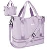 CS COSDDI 36L Weekend Borsa a tracolla, borsa da palestra separata asciutta e umida, borsa da corsa impermeabile per donna uomo sport palestra Weekender borsa tote borsa da ospedale