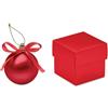 Pallina natalizia personalizzabile PS con scatola regalo Bells personalizzate o neutre
