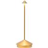 Zafferano Pina Pro LED lampada da tavolo Oro
