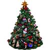 CARILLON ALBERO DI NATALE C/MUSICA E MOVIMENTO RESINA