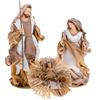 NATIVITÀ SET 3 PZ RESINA/TESSUTO