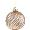 SFERA ONDA GLITTER VETRO