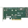 Supermicro AOC-SLG3-2M2 scheda di interfaccia e adattatore Interno M.2 (LOW PROF