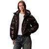 Calvin Klein Donna Piumino Shine con Cappuccio