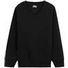 CityComfort Felpa Bambino Unisex Maglia Bambino a V Maglia Ragazzo Ragazza Manica Lunga Nera Blu 3-14 Anni Pacco da 1 o 2 Maglioncino Bambino Bambina in Cotone Misto