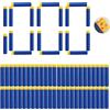 Dartify Dardi Waffle Blu 7,2 cm Compatibili con Nerf N-Strike Elite Munizioni Soft