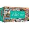 Trefl-13500 Pezzi, Grandi Dimensioni, BIO, Collage, Viaggio,