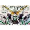 Bandai Mobile Suit Gundam Unicorn RX-0 Model Kit Final Battle Bandai Japan nuovo