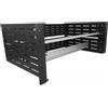 Delock Supporto per guida DIN Delock 19" 4U Nero [42632]