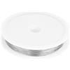 Beebeecraft 0.3mm Filo di Acciaio Inossidabile Calibro 28 304 Filo di Acciaio Inossidabile 50M Rotondo per Gioielli Artigianali con 1 Bobine per Avvolgere Il Gioielli Fai da Bracciali Orecchini