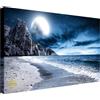 Wallazz Quadri Moderni Soggiorno Mare, Tramonto, Spiaggia, Thailandia - 100% Made in Italy - Stampa HD su Tela Canvas - Quadro Camera da Letto - Qualità Artigianale - 60x120cm