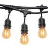 Lumisky Mafy Light Connectable Catena luminosa collegabile da esterno, 10 lampadine a filamento con attacco E27, luce LED bianco caldo, lunghezza 6 m