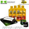 Bardahl - HIFLO Tagliando KAWASAKI KLV 1000 2004 2005 2006 2007 / Olio Bardahl XTC 10W40 Filtri