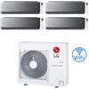 Lg Climatizzatore Condizionatore LG Artcool Mirror AI Air R32 Wifi Quadri Split inverter 9000 + 9000 + 12000 + 12000 BTU con U.E. MU4R27 Classe A++/A+ NOVITÀ