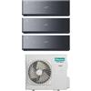 Hisense Condizionatore Trial Split Hisense Energy Pro X Black 9+9+18 con 4AMW81U4RJC R-32 Wi-Fi Integrato