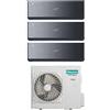 Hisense Condizionatore Trial Split Hisense Energy Pro X Black 9+9+18 con 5AMW105U4RQC R-32 Wi-Fi Integrato