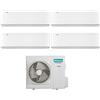 Hisense Condizionatore Hisense Quadri Split ENERGY PRO X 9+9+9+18 con 5AMW105U4RQC R-32 Wi-Fi Integrato