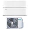 Hisense Climatizzatore Condizionatore Hisense Dual Split Inverter serie ENERGY PRO X 9+9 con 2AMW42U4RGC R-32 Wi-Fi Integrato 9000+9000