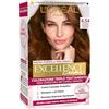 L'Oreal Paris L'Oréal Paris Colorazione Triplo Trattamento Excellence, Con Acido Ialuronico, 100% Copertura Capelli Bianchi, Per Capelli Più Idratati, Castano Mogano Ramato (4,54)