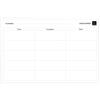 Exacompta - Ref 57180E - Exaplanner To-Do List Magnetic Wall Planner - 900 x 590 mm di dimensioni, magneti cancellabili a secco in dotazione, fissaggi a parete e scatola di immagazzinaggio in