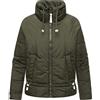 Navahoo Luftzauber 14 giacca trapuntata da donna, dark olive,