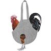Bemonew Trasportatore per polli con fori per le zampe borsa porta polli regolabile per uscite sicure borsa per adatta anche ad anatre e galline