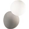 Ondaluce Applique ROCK 12 cm in cemento e vetro soffiato satinato