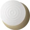 Ondaluce Applique TONDO D23 cm in vetro soffiato e metallo verniciato Oro