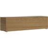 Itamoby Base TV ribalta con passacavi e piedini Isoka 153 cm Quercia Natura