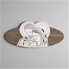 LIBEROSHOPPING Capezzale ovale Sacra Famiglia 59x119 cm in legno laminato Modello 3
