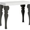 Itamoby Consolle allungabile 10 Posti PAXON SMALL Bianco Frassino