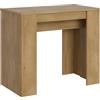 Itamoby Consolle allungabile 90x40/308 cm Basic Quercia Natura