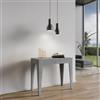 Itamoby Consolle allungabile Isotta Small 90x42 Cemento fino a 198 cm