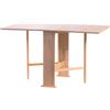LIBEROSHOPPING Tavolo da pranzo richiudibile in legno 136x74 cm SUSANNA Rovere